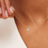 Collier en Pierre Moissanite Cléa | Or