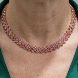 Collier en Rosé Doré