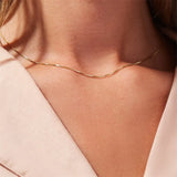Collier en forme de chaîne Danica or | Or