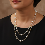 Collier en or élégant avec petite perle