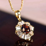Collier en or rouge