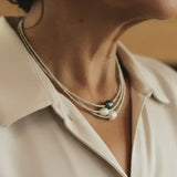 Collier en perles naturelles