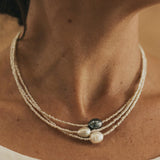 Collier en perles naturelles