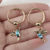 Collier et boucles d'oreilles Caméléon | Or