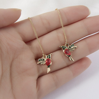 Collier et boucles d'oreilles Caméléon | Or