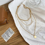 Collier plaqué or