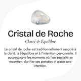 Bracelet "Nouveau Départ"en Malachite et Cristal de Roche