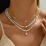 Ensemble de 3 colliers en tortue | Or