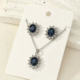 Ensemble de Bijoux Katia Azuryn | Or Blanc