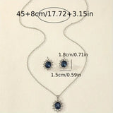 Ensemble de Bijoux Katia Azuryn | Or Blanc