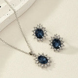 Ensemble de Bijoux Katia Azuryn | Or Blanc