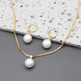 Ensemble de Bijoux en Perles Dorées | Or