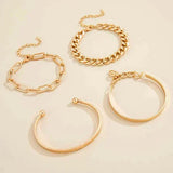 Ensemble de Bracelets Élan Mercier | Or Blanc