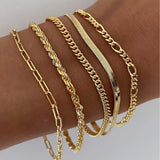 Ensemble de Bracelets Ellis Renier | Or Blanc