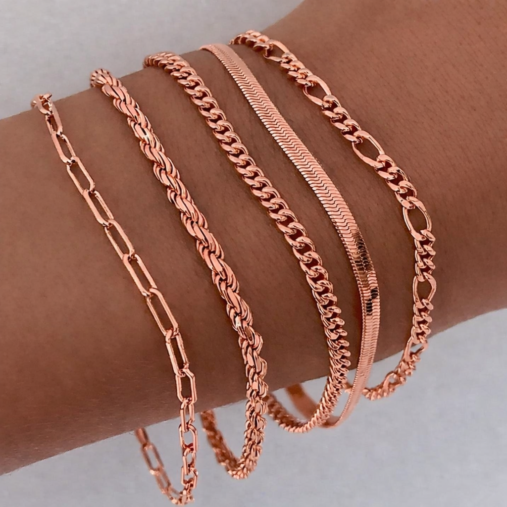 Ensemble de Bracelets Ellis Renier | Or Blanc