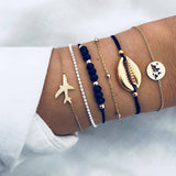 Ensemble de bracelets luxueux et scintillants | Or