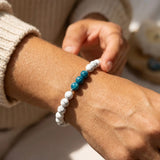 Bracelet "Motivation" en Apatite & Howlite