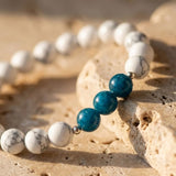 Bracelet "Motivation" en Apatite & Howlite