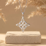 Collier Bouclier Noeud de Sorcière