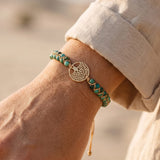 Bracelet "Vie Éternelle" en Turquoise Africaine