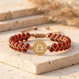 Bracelet Tressé "12 Constellations" en Pierres Naturelles