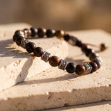 Bracelet "Stabilité Intérieure" en Jaspe