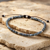 Bracelet "Force Intérieure" en Larvikite