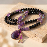 Collier Mala « Gardienne Intérieure » en Pierres Naturelles