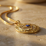 Collier "Symbole de Protection" Oeil d’Horus Doré