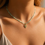 Collier "Oeil Protecteur" en Amazonite
