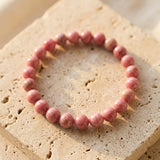 Bracelet “Douceur du Cœur” en Rhodonite