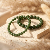 Bracelet “Dhara” en Jade Néphrite