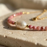 Collier "Perle de Tendresse" - Rhodochrosite