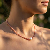 Collier "Perle de Tendresse" - Rhodochrosite