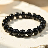 Bracelet "Rempart" en Tourmaline Noire