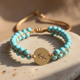 Bracelet Tressé "12 Constellations" en Pierres Naturelles
