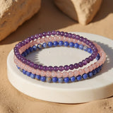 Bracelet Fin en Perles de Pierre de 4mm