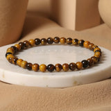 Bracelet Fin en Perles de Pierre de 4mm