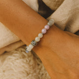 Bracelet "Douceur Féminine" en Labradorite, Pierre de Lune & Kunzite