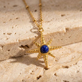 Collier Étoile "Cap Intérieur" en Lapis Lazuli