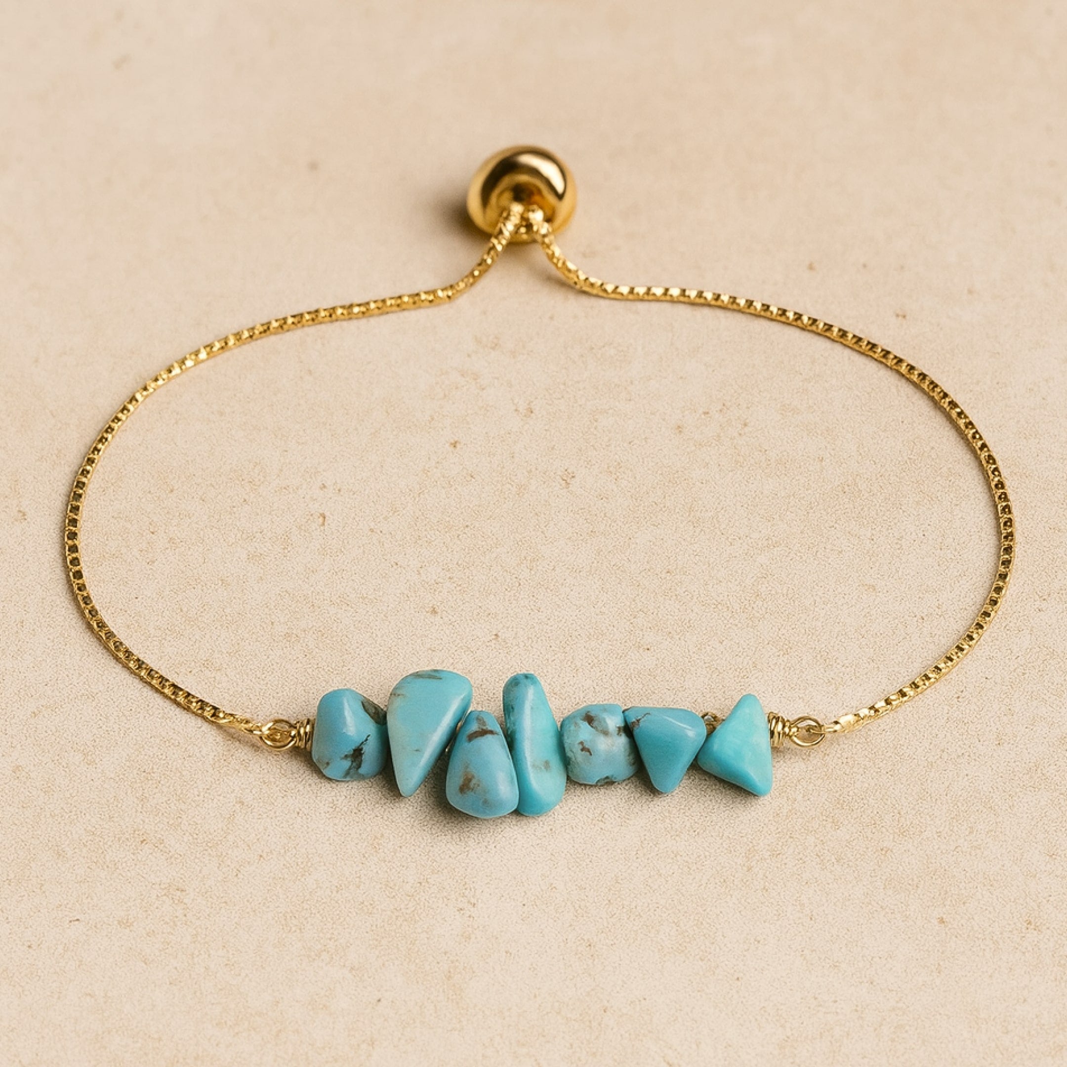 Bracelet Fin en Pierres Irrégulières
