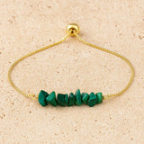 Bracelet Fin en Pierres Irrégulières
