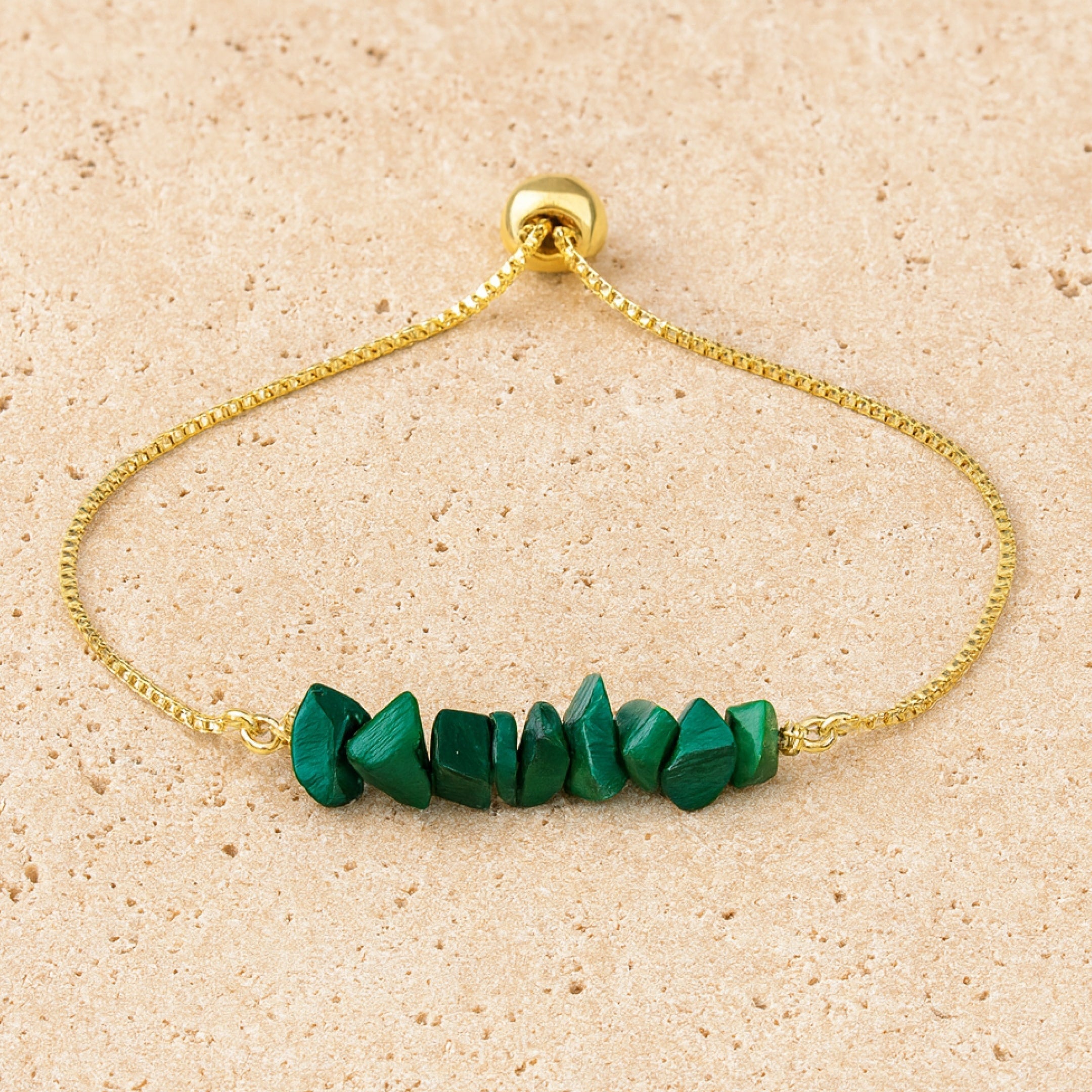 Bracelet Fin en Pierres Irrégulières