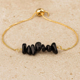 Bracelet Fin en Pierres Irrégulières