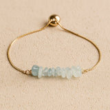 Bracelet Fin en Pierres Irrégulières