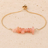 Bracelet Fin en Pierres Irrégulières