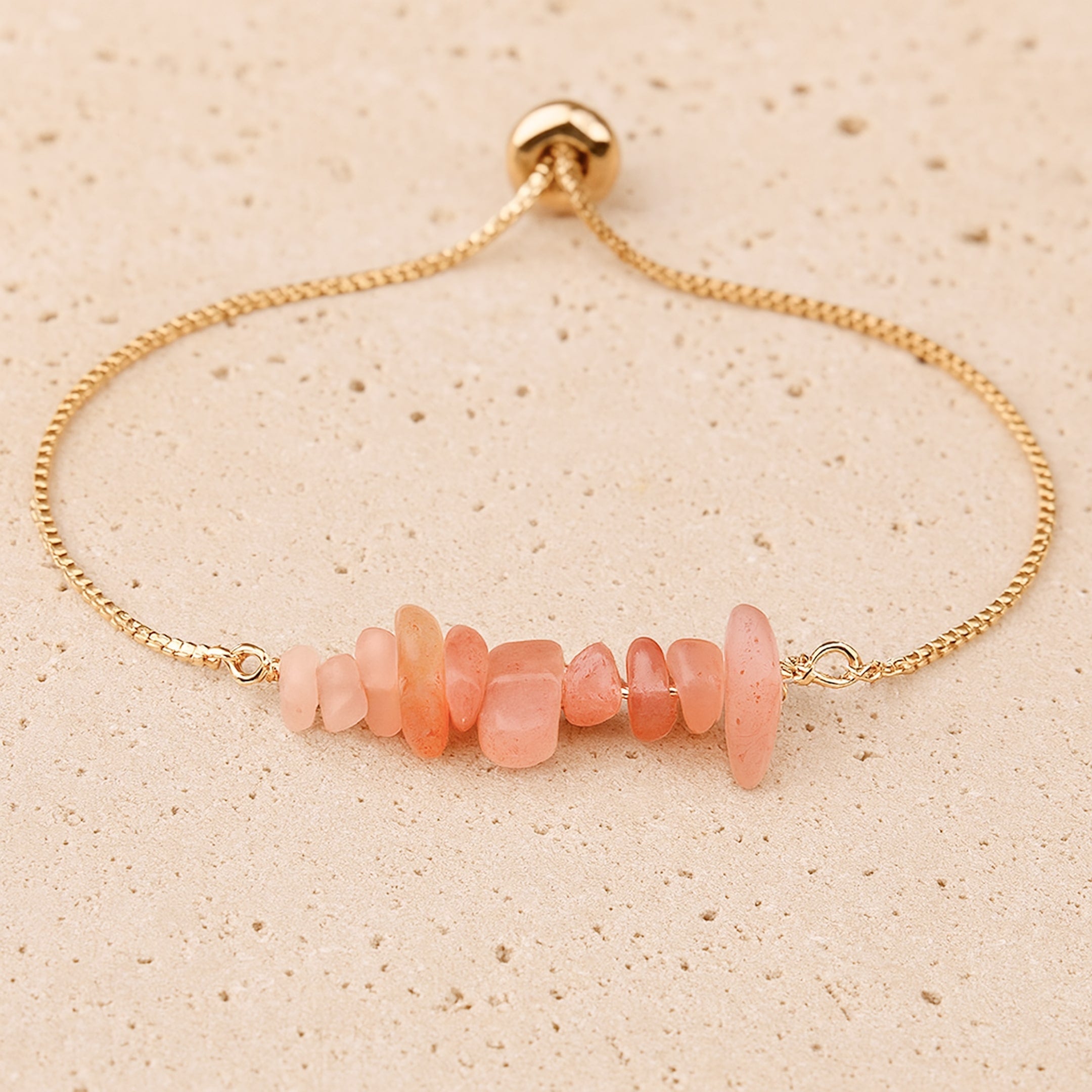 Bracelet Fin en Pierres Irrégulières