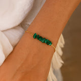 Bracelet Fin en Pierres Irrégulières