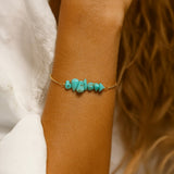 Bracelet Fin en Pierres Irrégulières