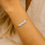 Bracelet Fin en Pierres Irrégulières